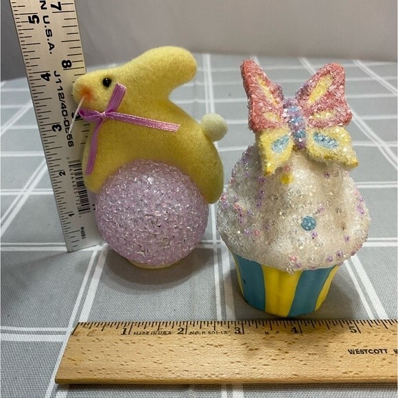 Mini Gifts Easter Basket Gift Spring Decor IKEA Cupcake Cute Plush Bunny Rabbit - Picture 6 of 6